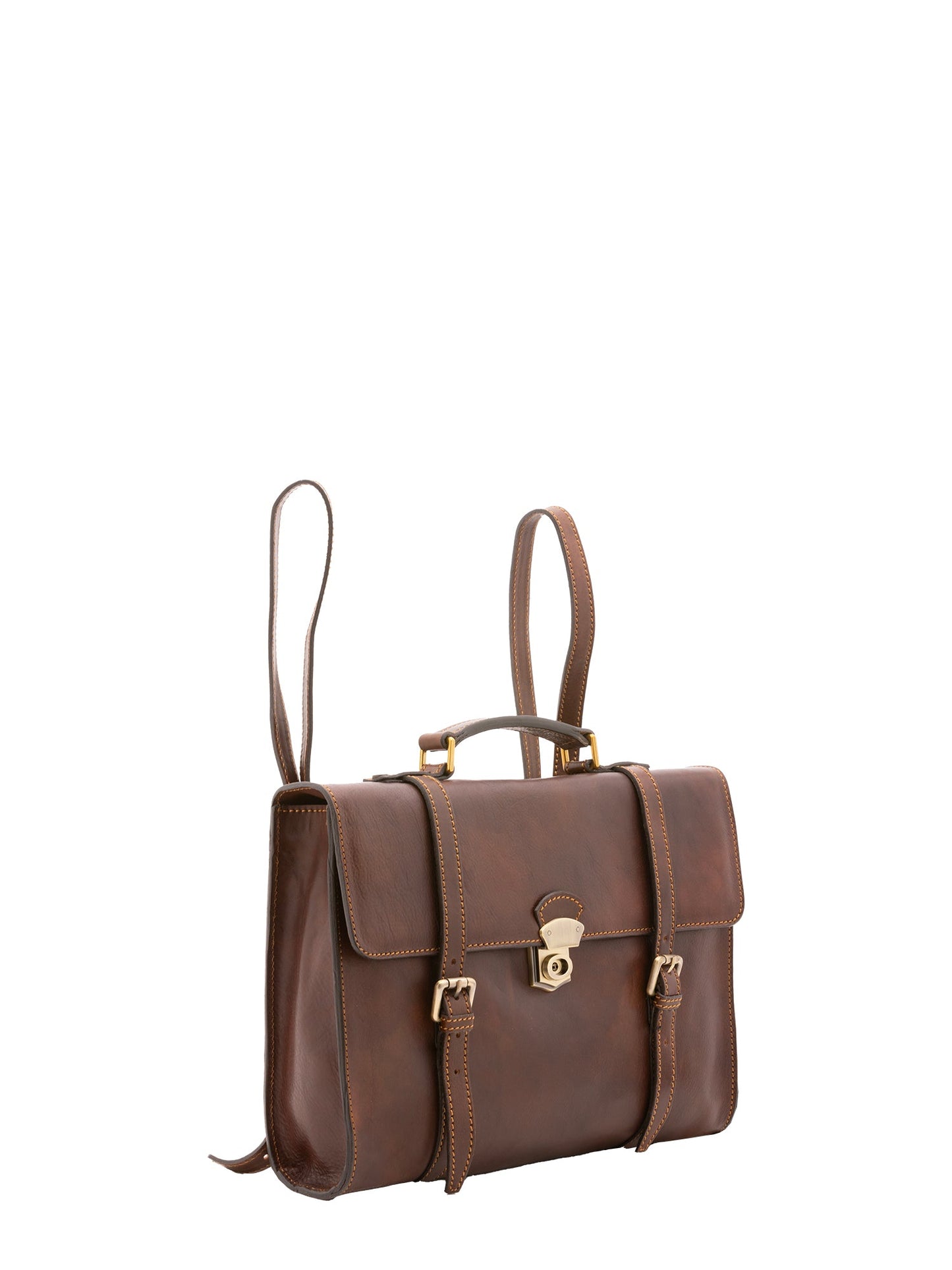 Zaino unisex In Vera pelle Made in Italy 37x28x9 cm