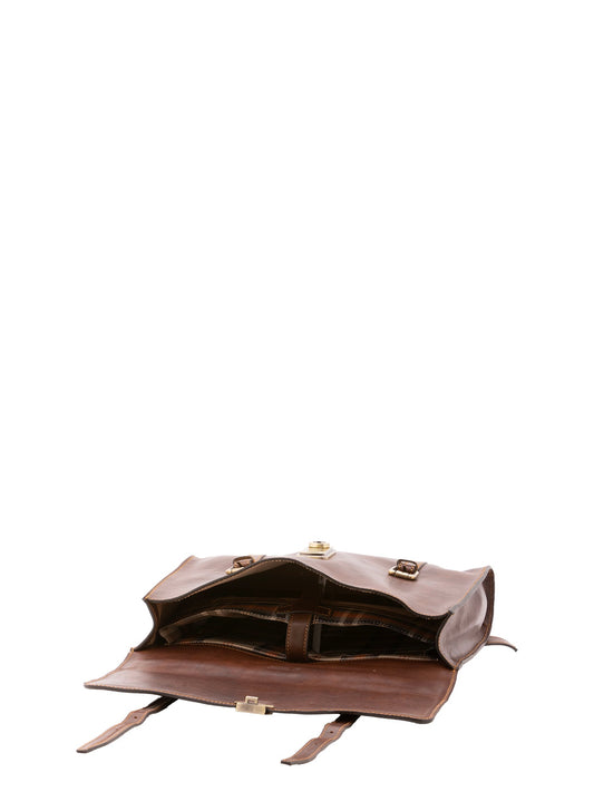 Zaino unisex In Vera pelle Made in Italy 37x28x9 cm