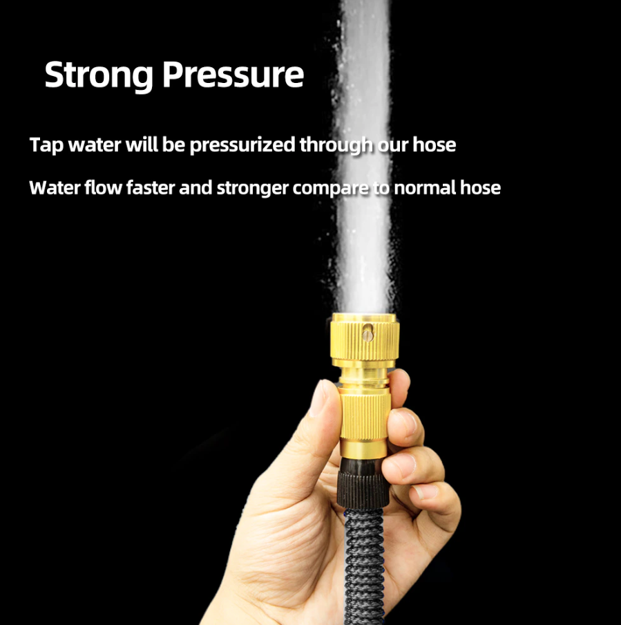 4X Stronger Deluxe Espandibile Flessibile Tubo Dell'acqua Del Tubo Del Giardino 25, 50